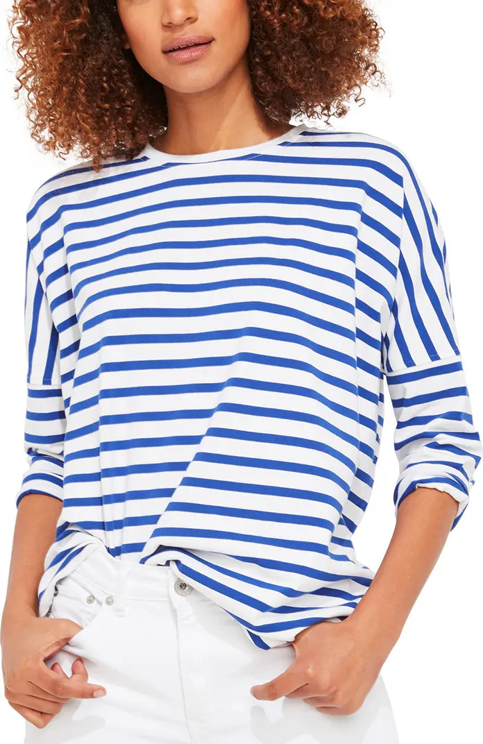 Stripe Drop Shoulder Top | Nordstrom