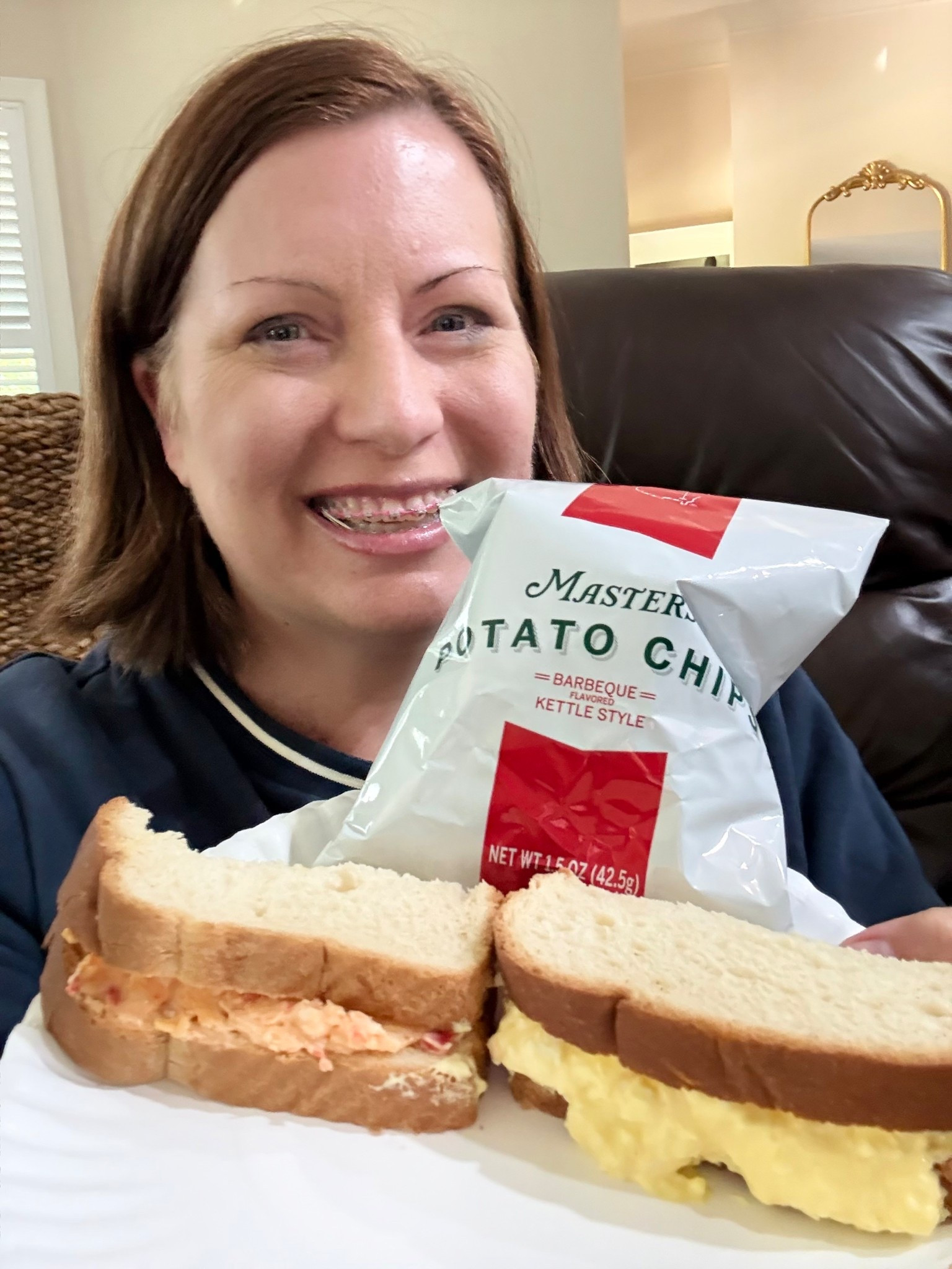 ⛳️ The only thing better would be watching the Masters in person at Augusta National today! 

I made myself a  pimento cheese sandwich and egg salad sandwich from my Goldbelly Taste of the Masters Kit!!!

#LTKfoodie #LTKTravel #LTKOver40