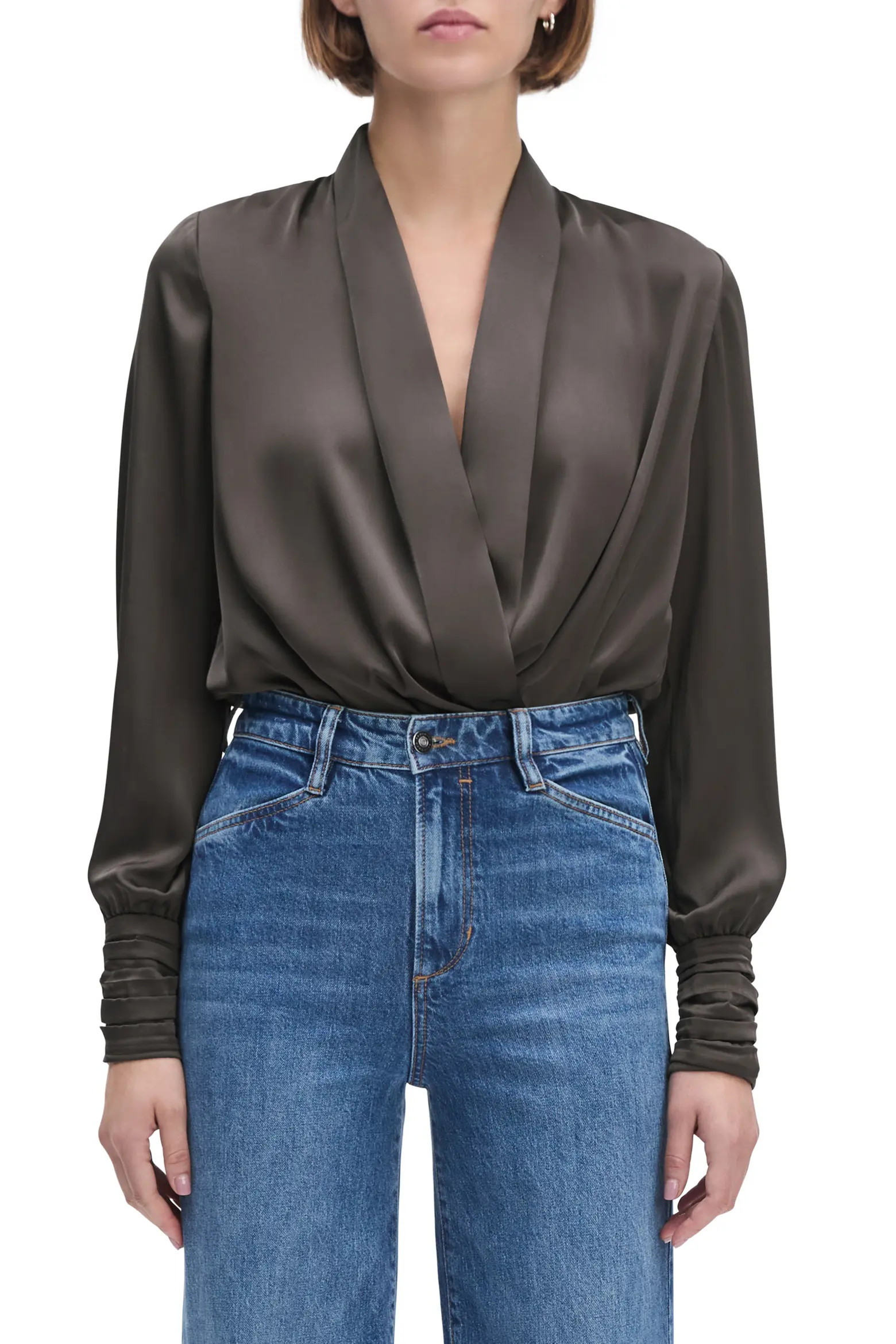 Favorite Daughter The Better Off Satin Bodysuit (Women) | Nordstrom | Nordstrom