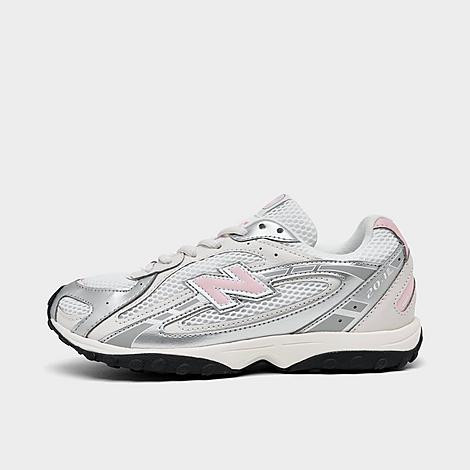 New Balance Girls' Big Kids 204L Casual Shoes in New Balance White/Rosewood Size: 4.5 | Finish Line (US)