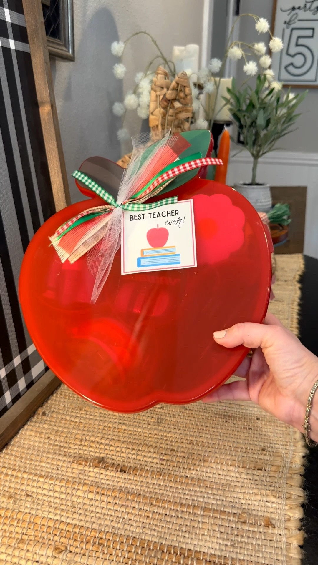Teacher Appreciation Gift🍎📚🍎📚 This apple container is so fun to fill & gift for your favorite teacher! Follow along for more gift ideas. 

#LTKmomlife #LTKSeasonal #LTKKids