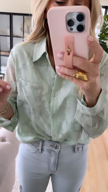Amazon blouse! Very pretty, looks like anthro with sheer sleeves! Lots of colors, has room. Wearing small. 

Spring outfits. Spring fashion. Amazon fashion. Amazon. Blouse. 

#LTKstyletip #LTKunder50 #LTKsalealert