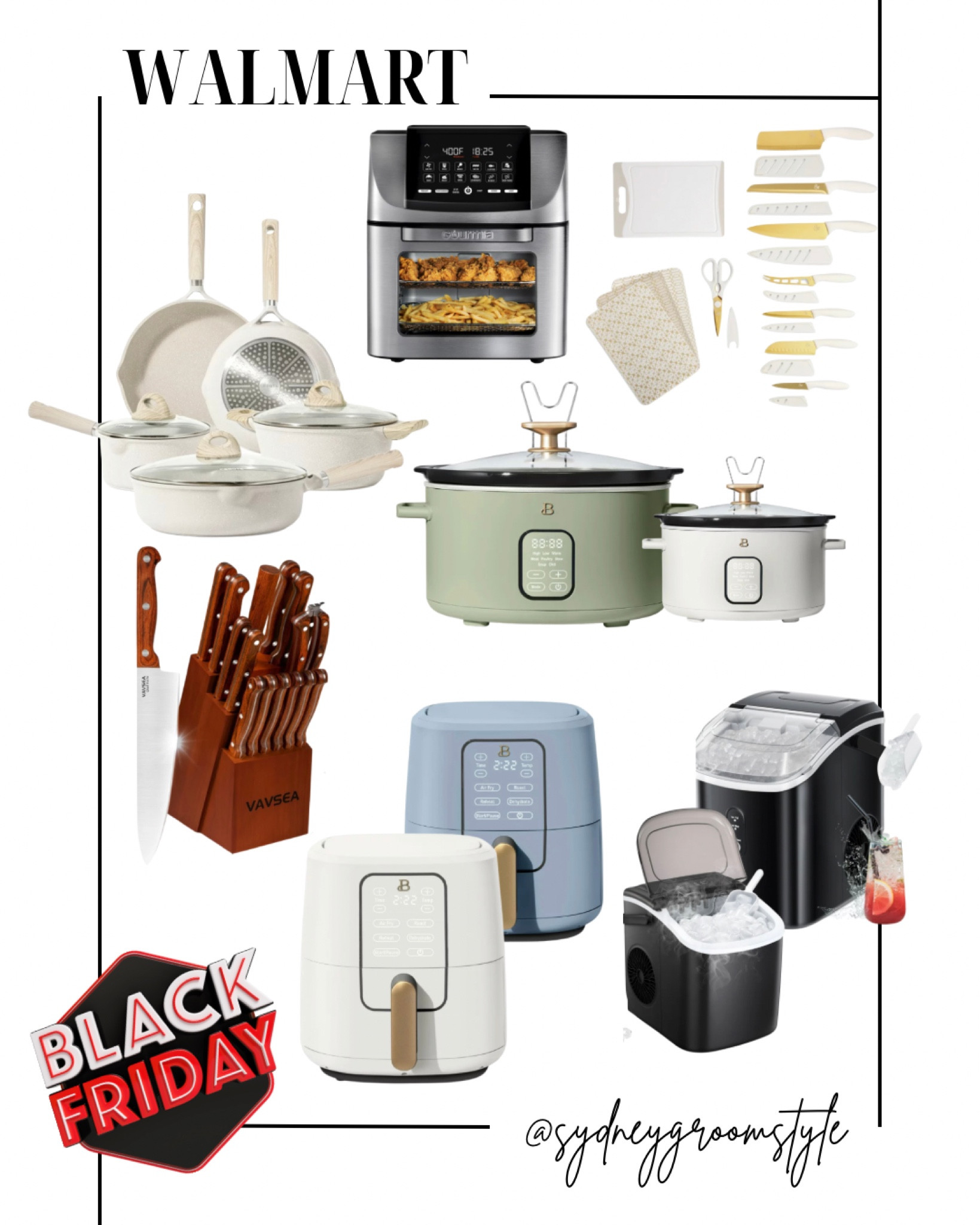Walmart Black Friday sale finds cyber Monday under $50 under $100 drew Barrymore beautiful kitchen set appliances pots pans knife set ice machine air fryer gifts for her gifts for him Dyson vacuum shark LG Samsung deals mega sale Walmart online savings AirPod pro Micheal kors purse finds 

#LTKsalealert #LTKGiftGuide #LTKCyberWeek