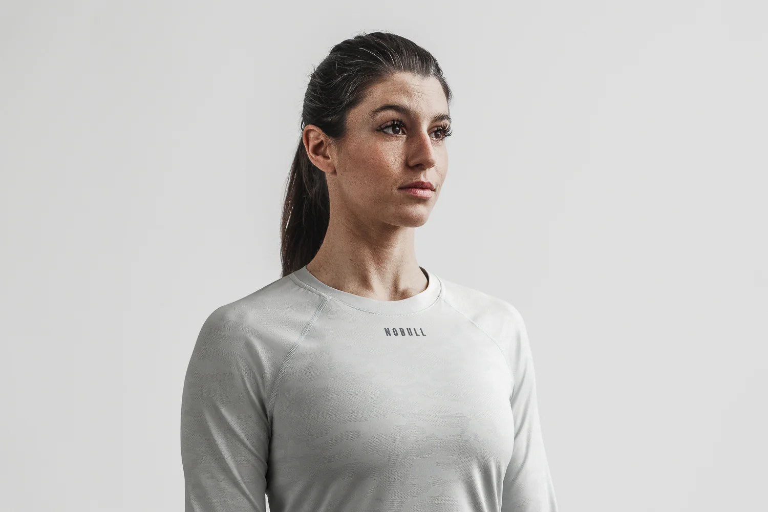 WOMEN'S LIGHTWEIGHT TEXTURED LONG SLEEVE TEE (CAMO) | NOBULL