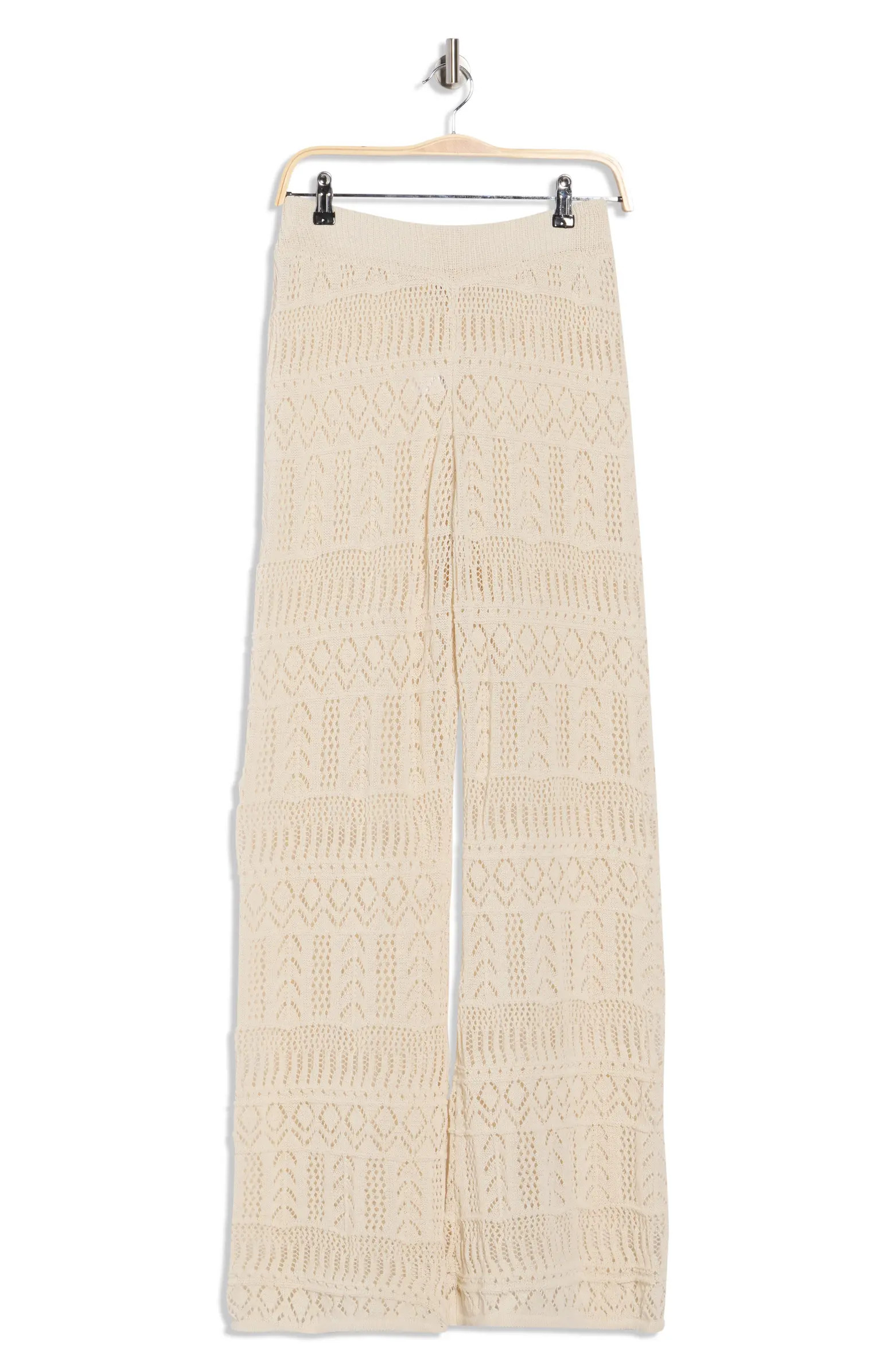 Elan Crochet Wide Leg Cover-Up Pants | Nordstromrack | Nordstrom Rack