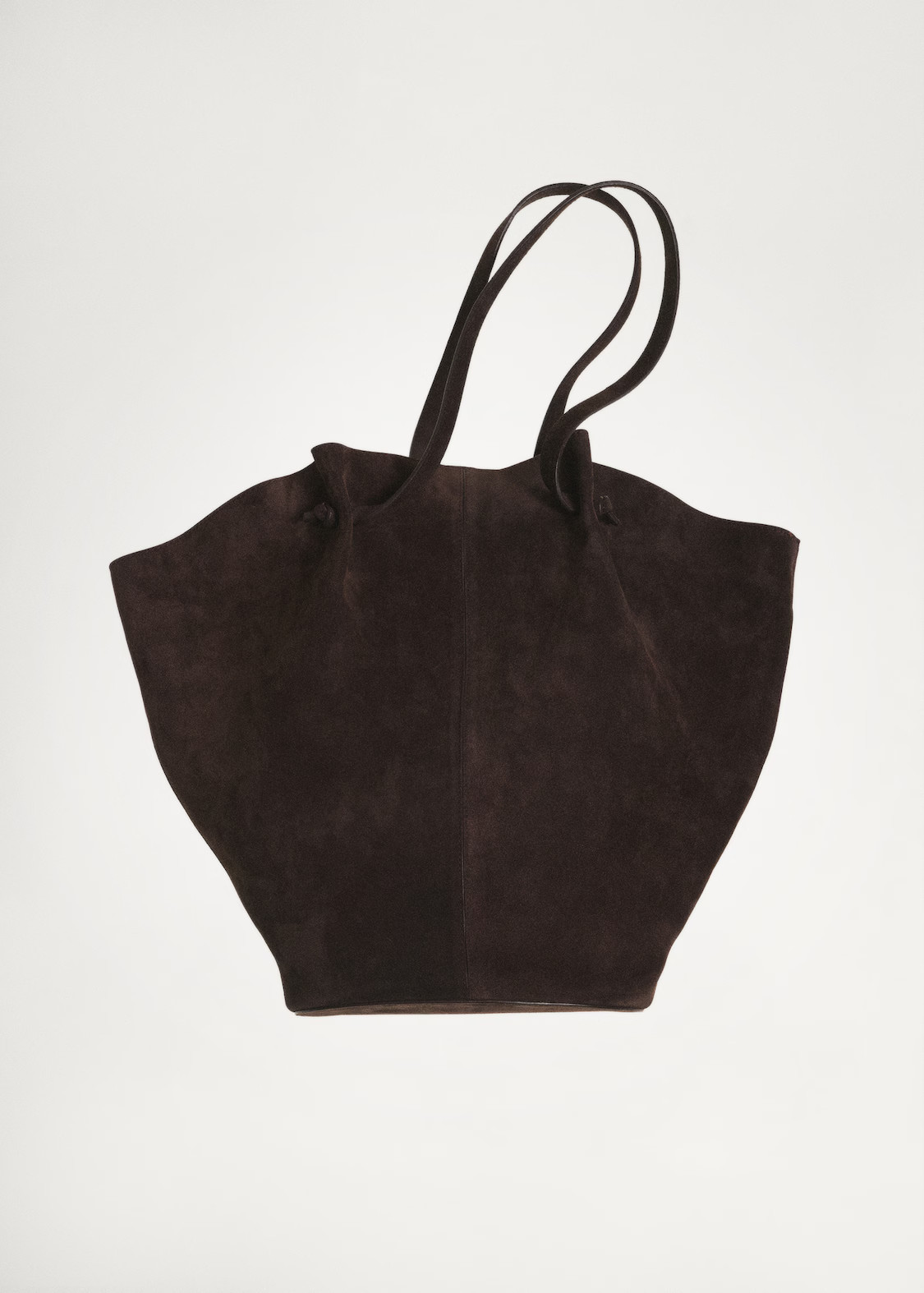 Suede leather shopper bag - Women | MANGO United Kingdom | MANGO (UK)