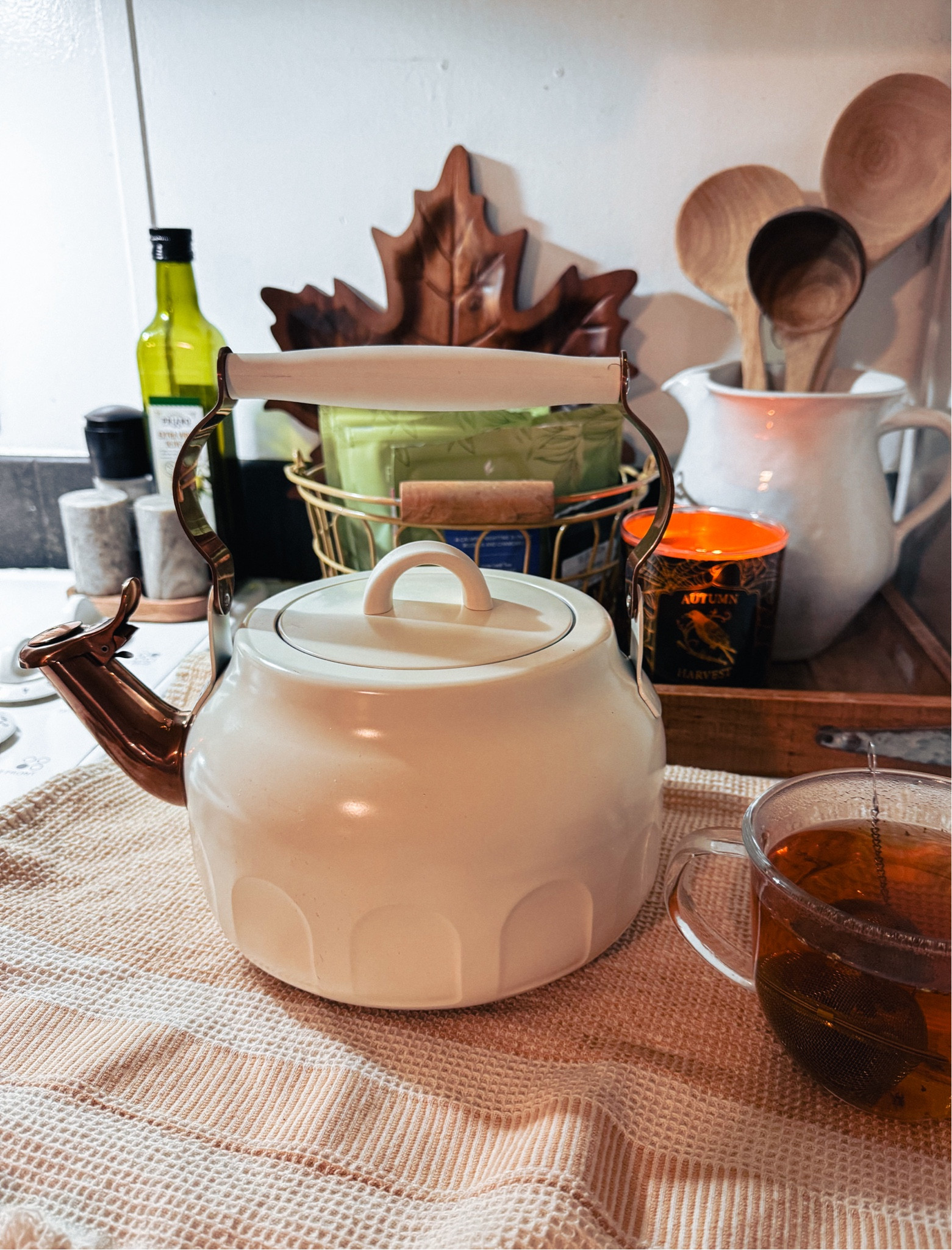 A cozy kitchen is a must as the long chilly evenings set in! This teapot is not only beautiful but also functional!

#LTKFindsUnder50 #LTKHome #LTKSeasonal