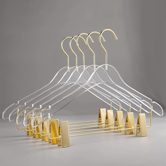 Acrylic's Transparent Clothing Hanger Clothing Store Wedding Dress Display Light Luxury Standard ... | Amazon (US)