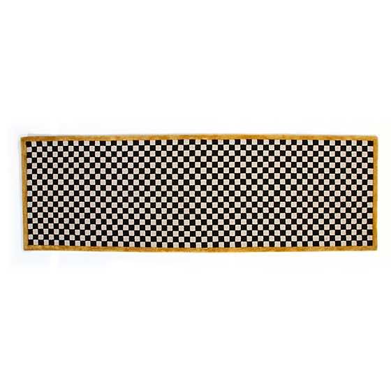 Check It Out Rug - 2'6"x 8' Runner - Gold | MacKenzie-Childs