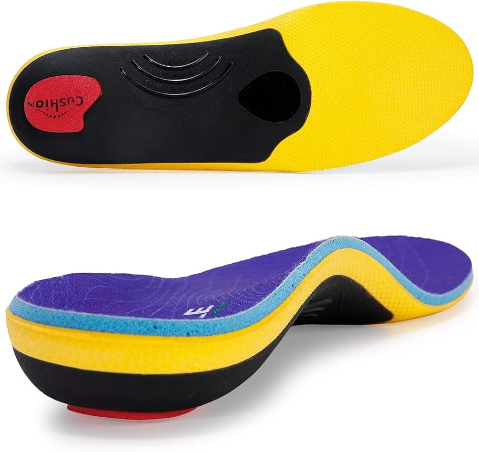 VALSOLE Heavy Duty Support Pain Relief Orthotics - 220+ lbs Plantar Fasciitis High Arch Support I... | Amazon (US)