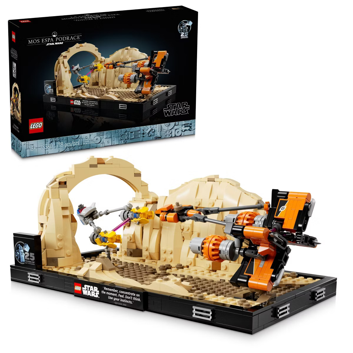 LEGO Star Wars Mos Espa Podrace Diorama Build and Display Set 75380 | Target