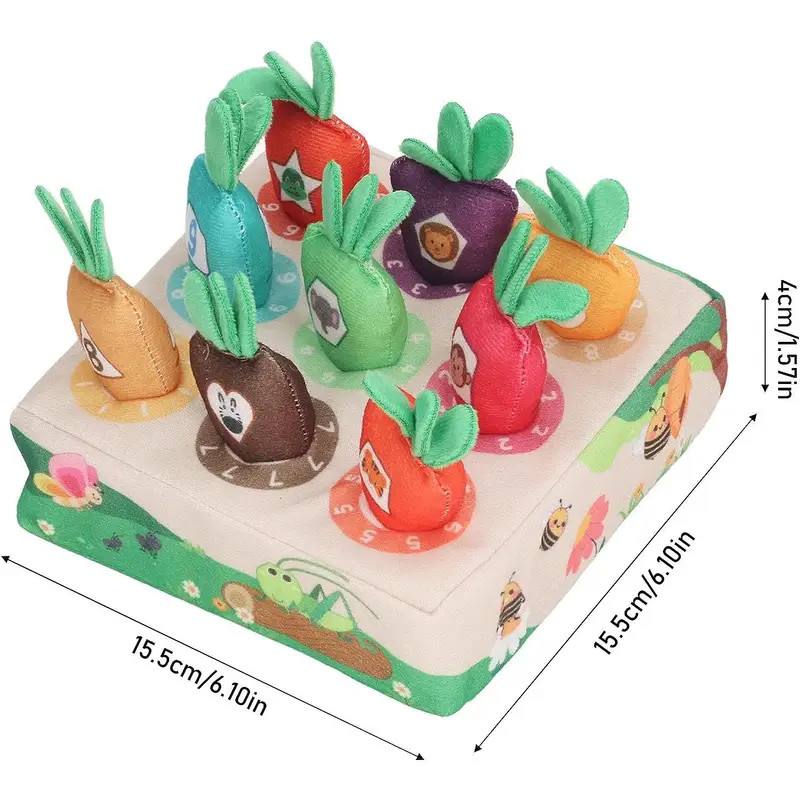 Pull Out Carrot Baby Toy, Fun Hands Talent Vegetable Field Plush Toy Soft Cute Interaction Toy Du... | Temu Affiliate Program