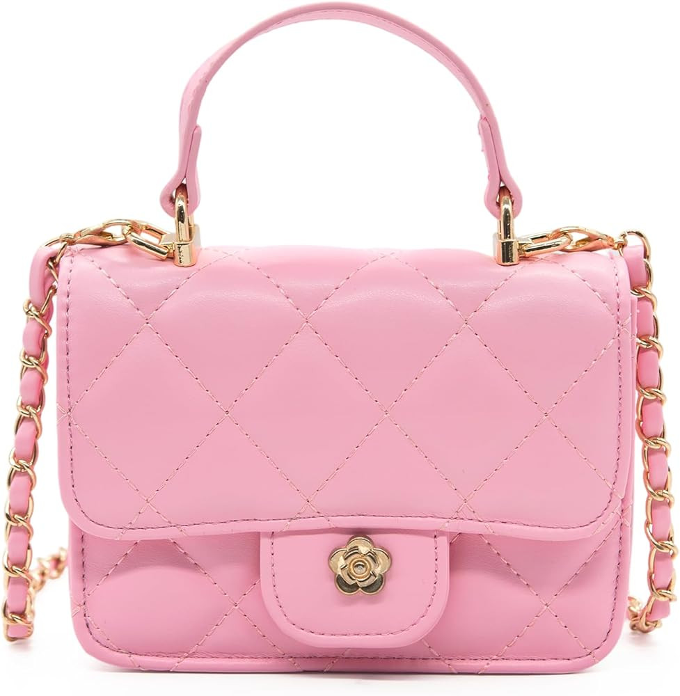 YAMEIZE Mini PU Leather Chain Belt Purse for Women Quilted Waist Tote Bag Crossbody Fanny Pack De... | Amazon (US)