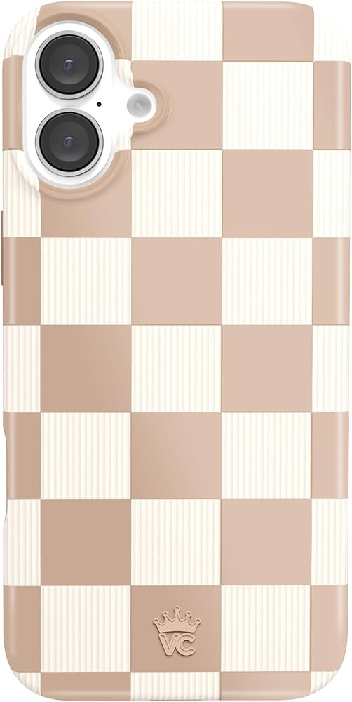 Velvet Caviar Checkered Phone Case for iPhone 16 Plus for Women [8ft Drop Tested] Compatible with... | Amazon (US)
