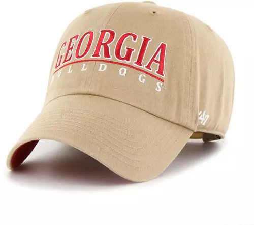 ‘47 Georgia Bulldogs Khaki District Clean Up Adjustable Hat | Dick's Sporting Goods