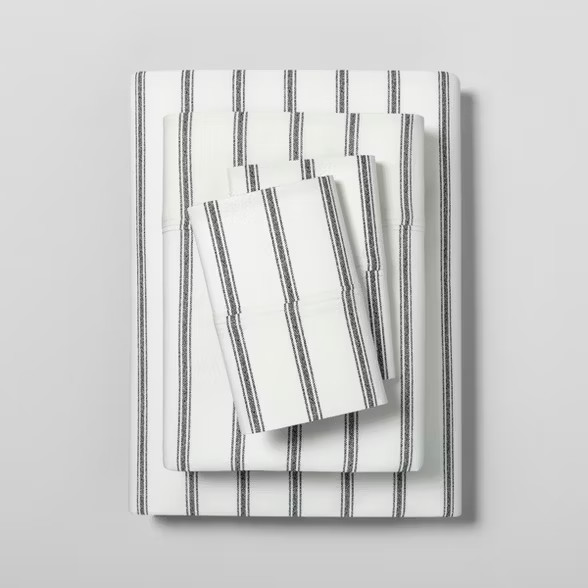 Tic Stripe Organic Cotton Sheet Set - Hearth & Hand™ with Magnolia | Target