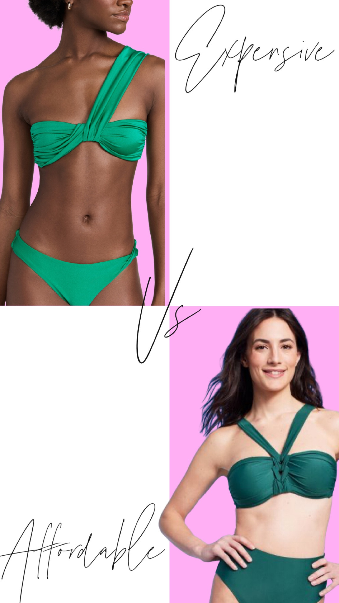 Expensive vs affordable 