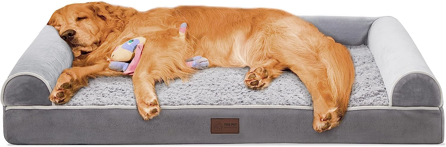 Figopage Orthopedic Dog Bed - Large/Extra Large Dogs Beds - Eggs Crate Foam Pet Dog Bed Mat Sofa ... | Amazon (US)