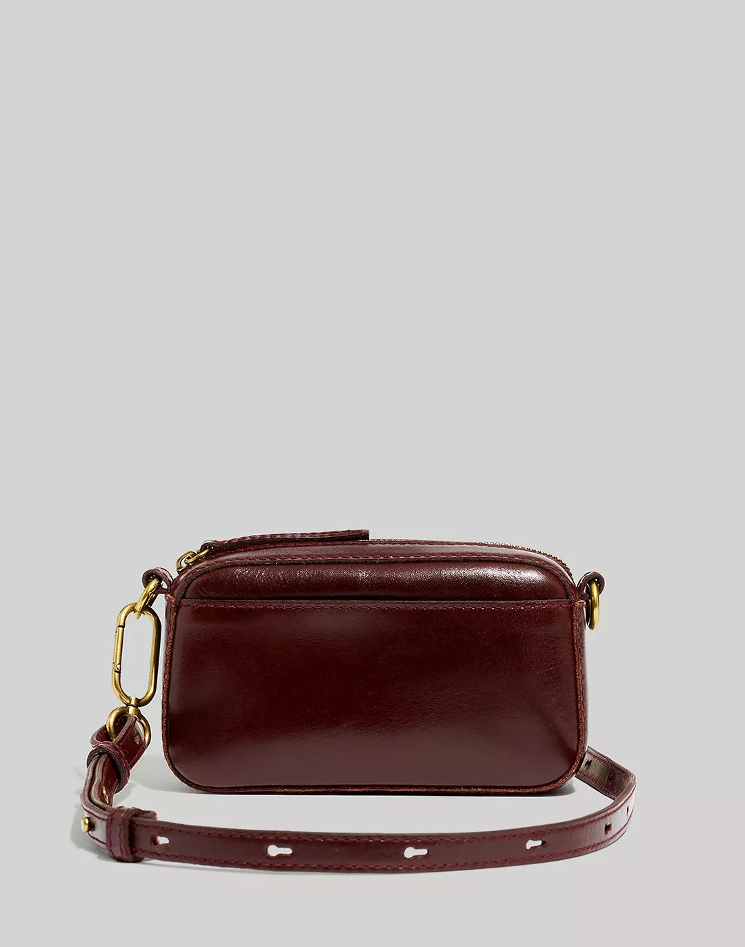 The Box Leather Carabiner Mini Crossbody Bag | Madewell