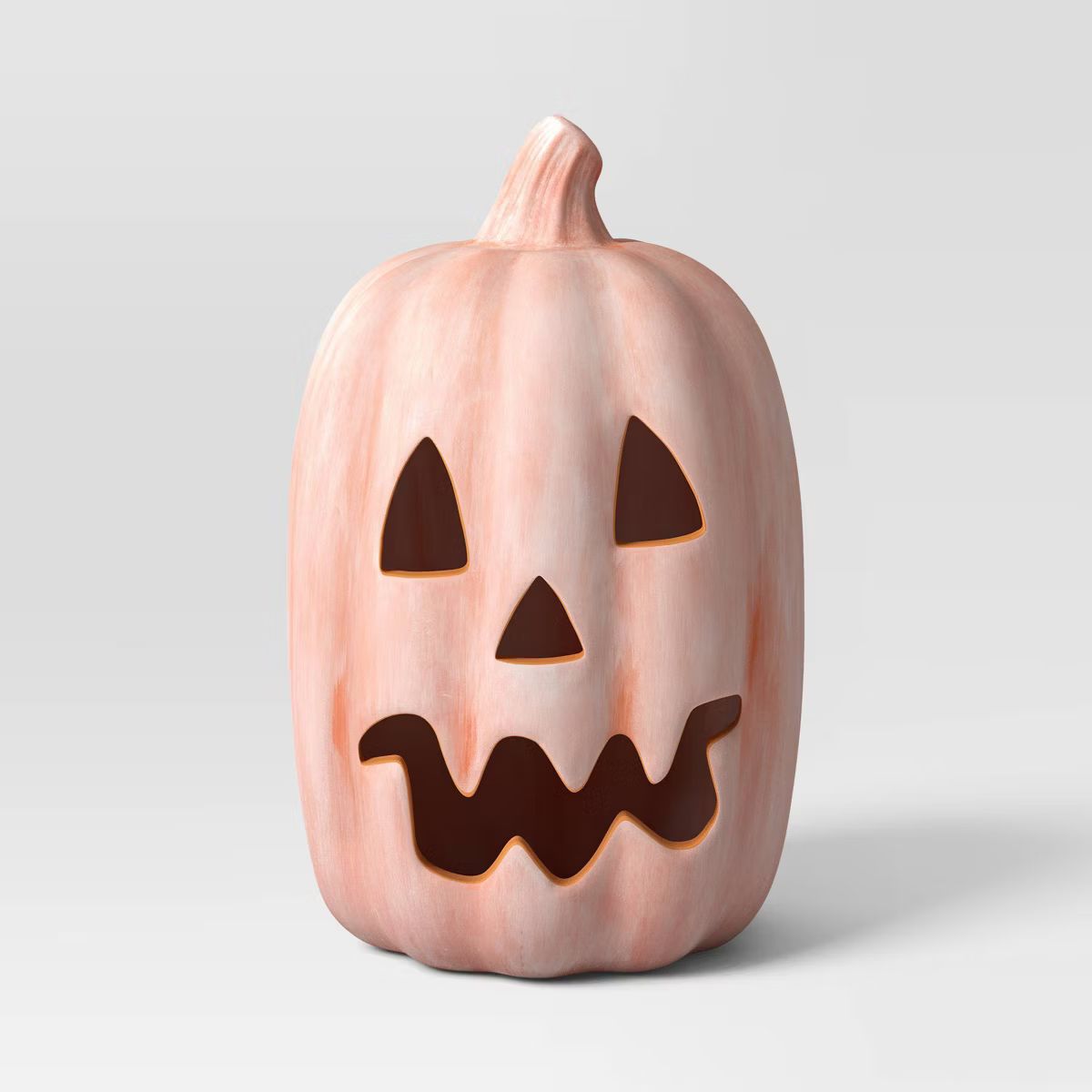 9" Halloween Terracotta Pumpkin Jack-O-Lantern - Hyde & EEK! Boutique™: No Assembly, Decor for ... | Target