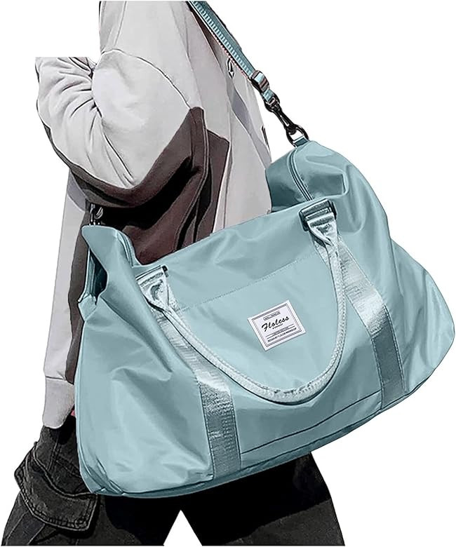 Womens travel bags, weekender carry on for women, sports Gym Bag with Wet Pocket, workout duffel ... | Amazon (US)