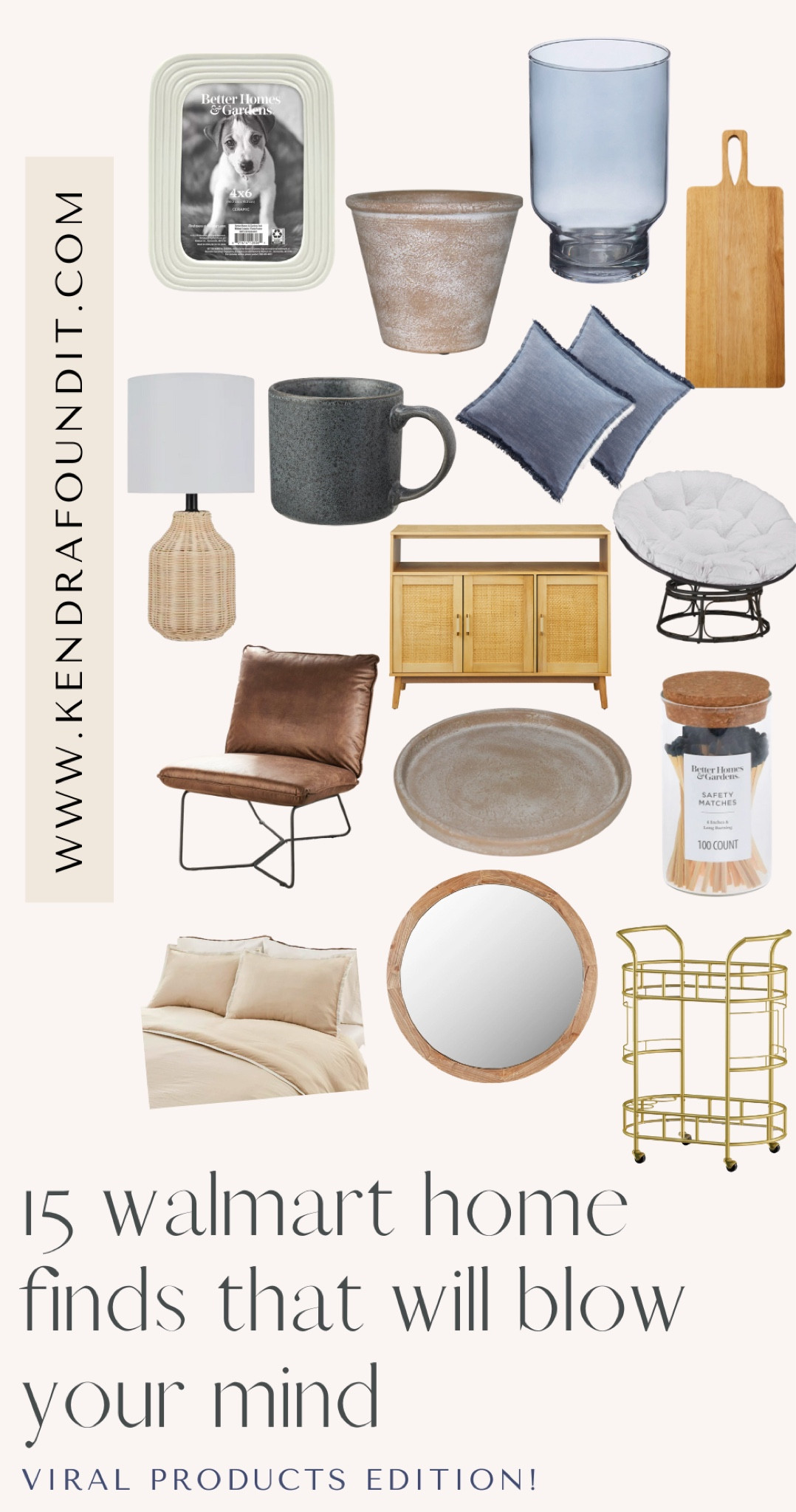 #WalmartPartner I can’t predict the winning lottery numbers, but when it comes to @Walmart finds and affordable home decor, I’m pretty great at predicting the trends. After hours (and I do mean hours) of research, I’ve come up with five Walmart home decor items under $10 that I think are going to go viral. Gram ‘em before they do! 

KFI predicted viral items: $4 stoneware mugs, $9 4x6 modern ribbed frame, $6 earthenware planer, $5 terracotta saucer (that I’m using as a decorative tray), and a $7 match cloche with black matches.

Outdoor planter. Found pot. Found vase. Found tray. Rustic tray. Terracotta pot. Vintage pot. Indoor planter. Stoneware mugs. Stoneware cups. Modern traditional home decor. Transitional home decor. Affordable home decor. Deal of the day. Home decor on a budget. Daily deals. Walmart home. Walmart home decor. Walmart must haves. 

#WalmartHome #WalmartHome #WelcomeToYourWalmart #WalmartOutdoorOasis #WalmartPatioFinds #IYWYK #walmartfinds #planters #deal #homedecor #walmartfind #walmarthaul #walmart #moderntraditional #transitional #viral #musthave #sale 

#LTKhome #LTKsalealert #LTKunder50