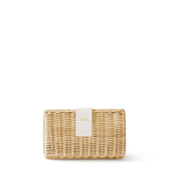 Kaia Wicker Clutch | Mark and Graham