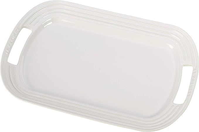 Le Creuset Stoneware Oval Serving Platter, 16.25", White | Amazon (US)