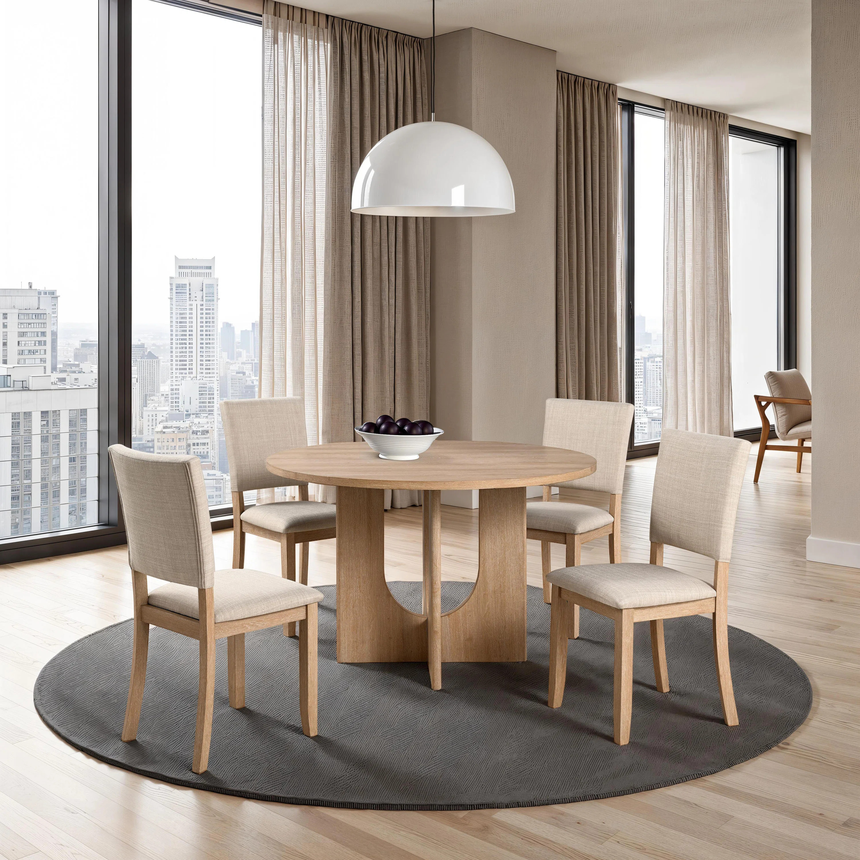 Quain 5-Piece Round Dining Table Set | Wayfair North America