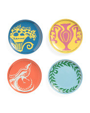 Set Of 4 Porcelain Assorted Lx Remix Party Plates | TJ Maxx