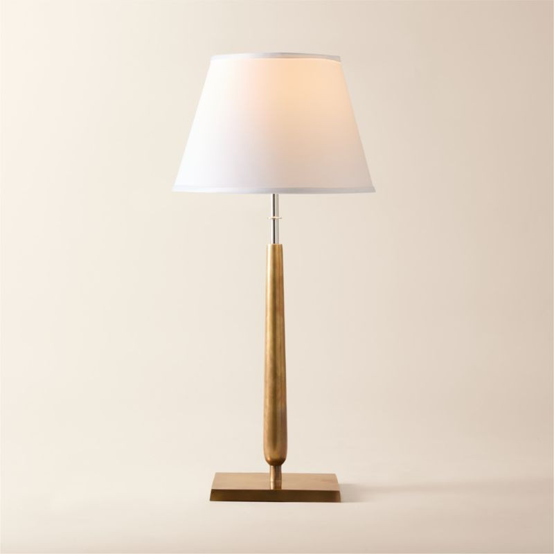 Tailor Soft Bronze Table Lamp | CB2