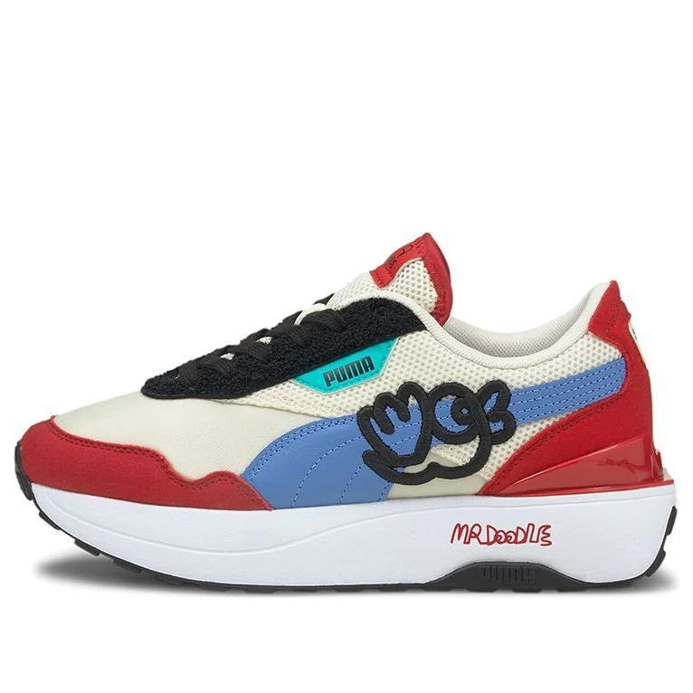 (WMNS) PUMA Mr. Doodle x Cruise Rider 'Eggnog Ultramarine' | KICKS CREW