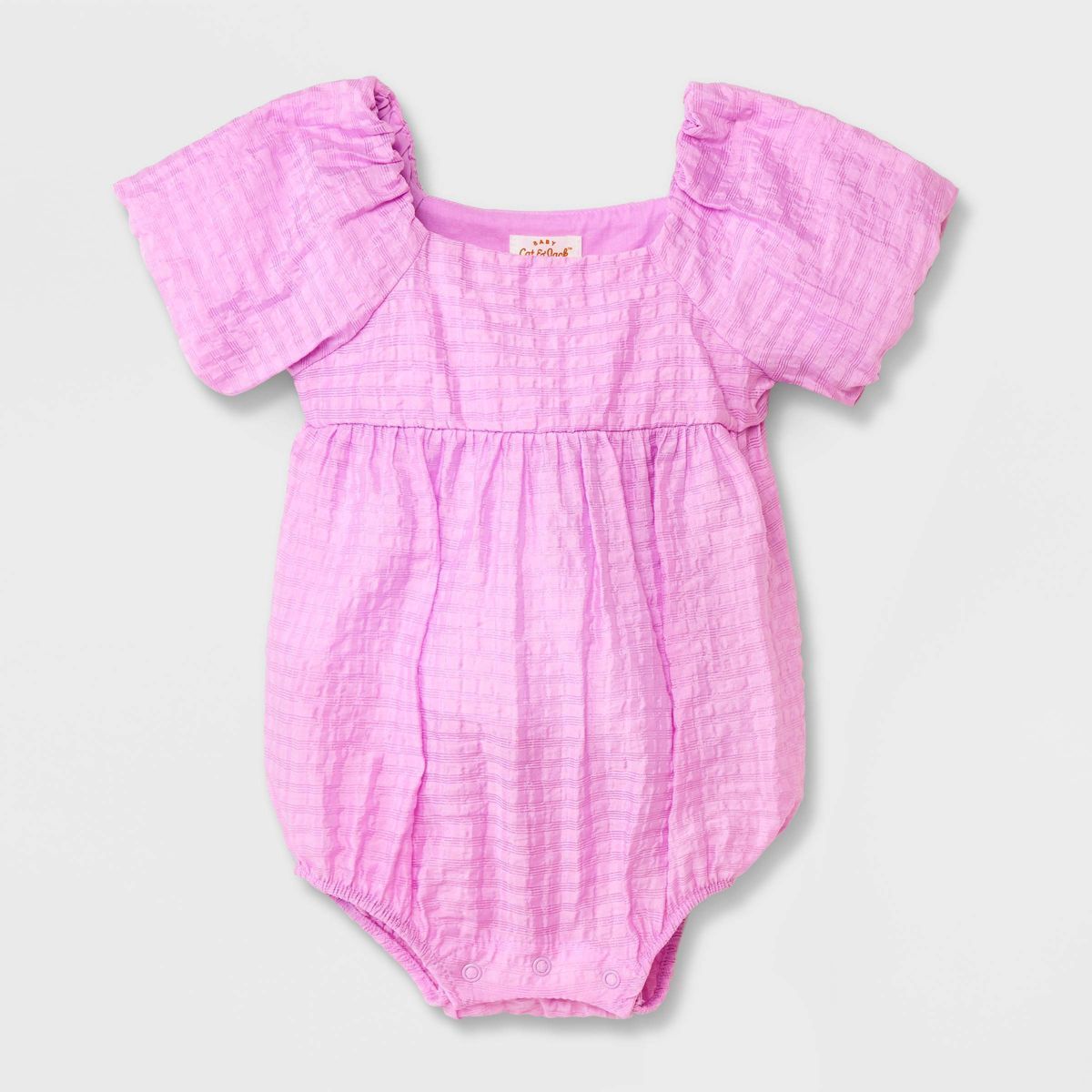 Baby Girls' Ballon Romper - Cat & Jack™ Lavender Newborn | Target
