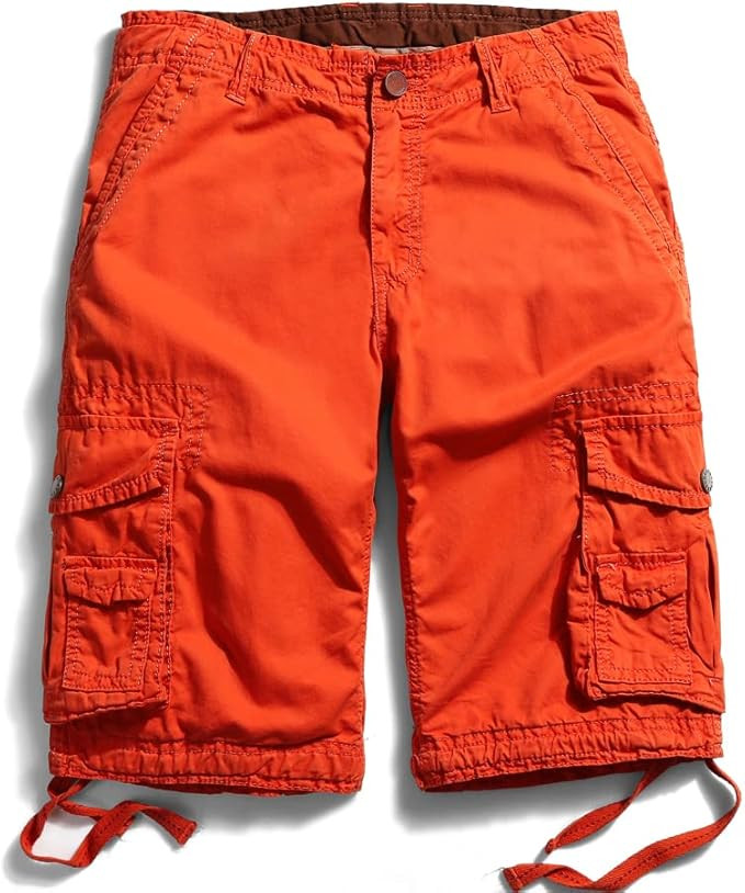 OCHENTA Men's Loose Fit Cargo Shorts with Multi Pockets | Amazon (US)