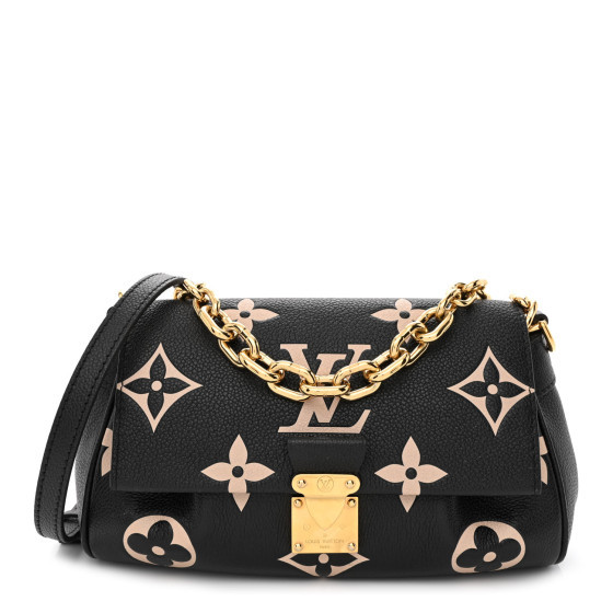 Empreinte Monogram Giant Favorite MM Black Beige | FASHIONPHILE (US)