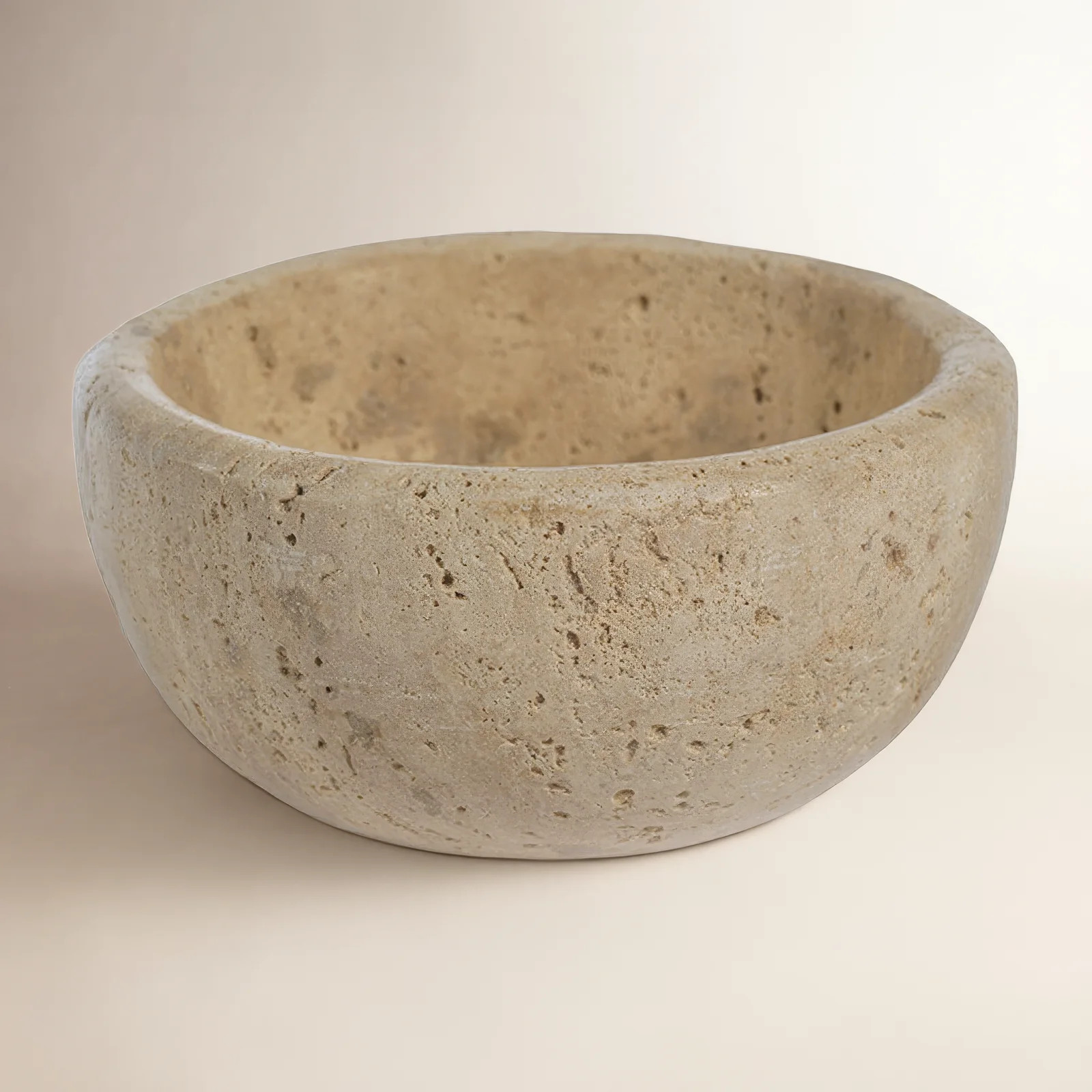 Joss & Main Margate MultiServe Beige Travertine Bowl | Joss & Main | Joss & Main