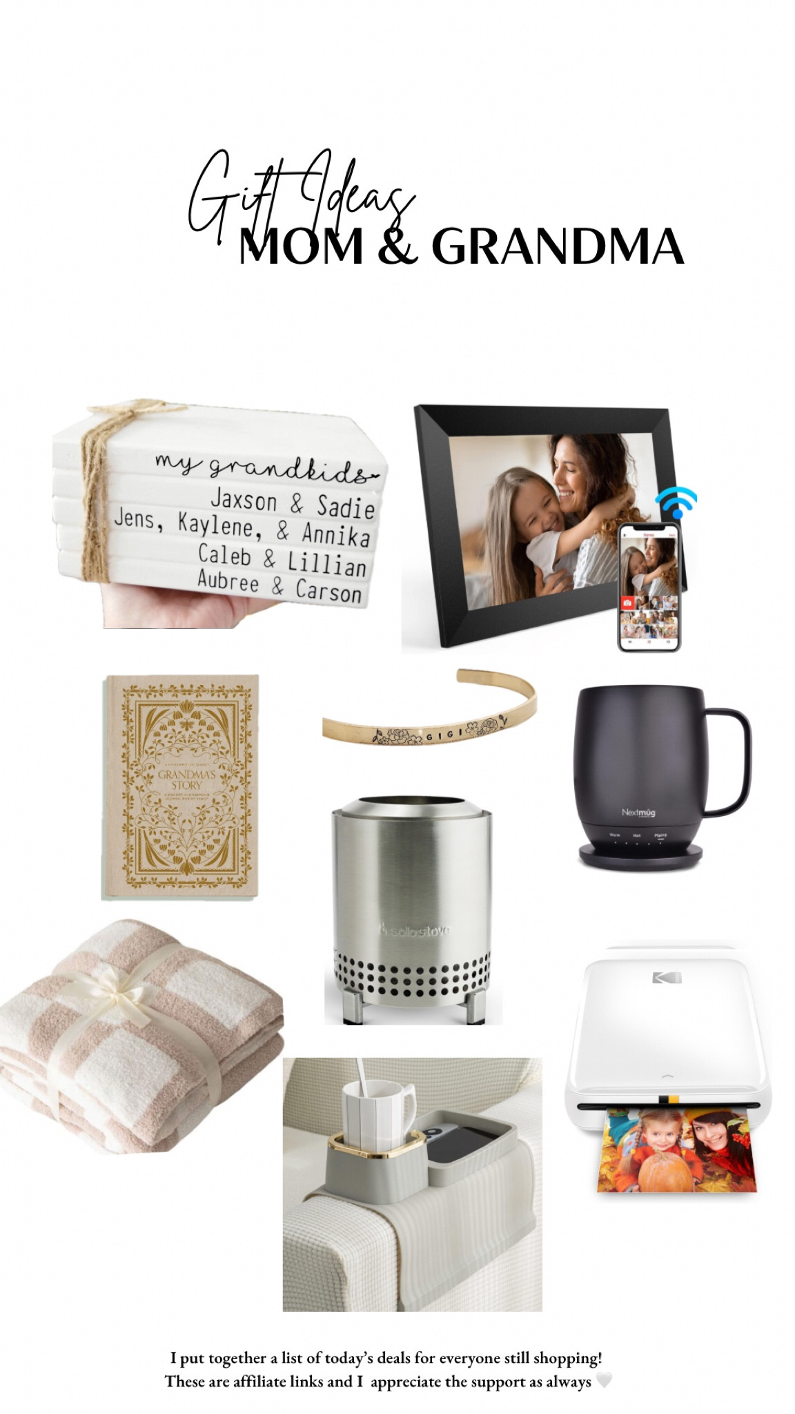 gift ideas for your mom, mother in law or the grandma in your life 

#LTKfindsunder100 #LTKGiftGuide #LTKfamily