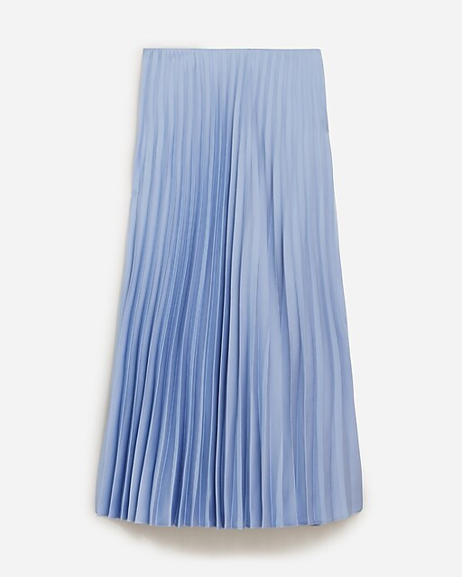 Pleated pull-on midi skirt | J. Crew US