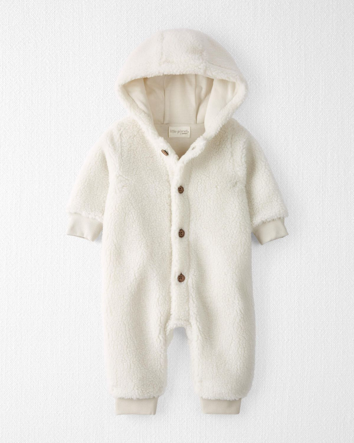 Baby 
Sherpa Jumpsuit Made with Recycled Materials
 - Little Planet | Carter's | Carter's Inc