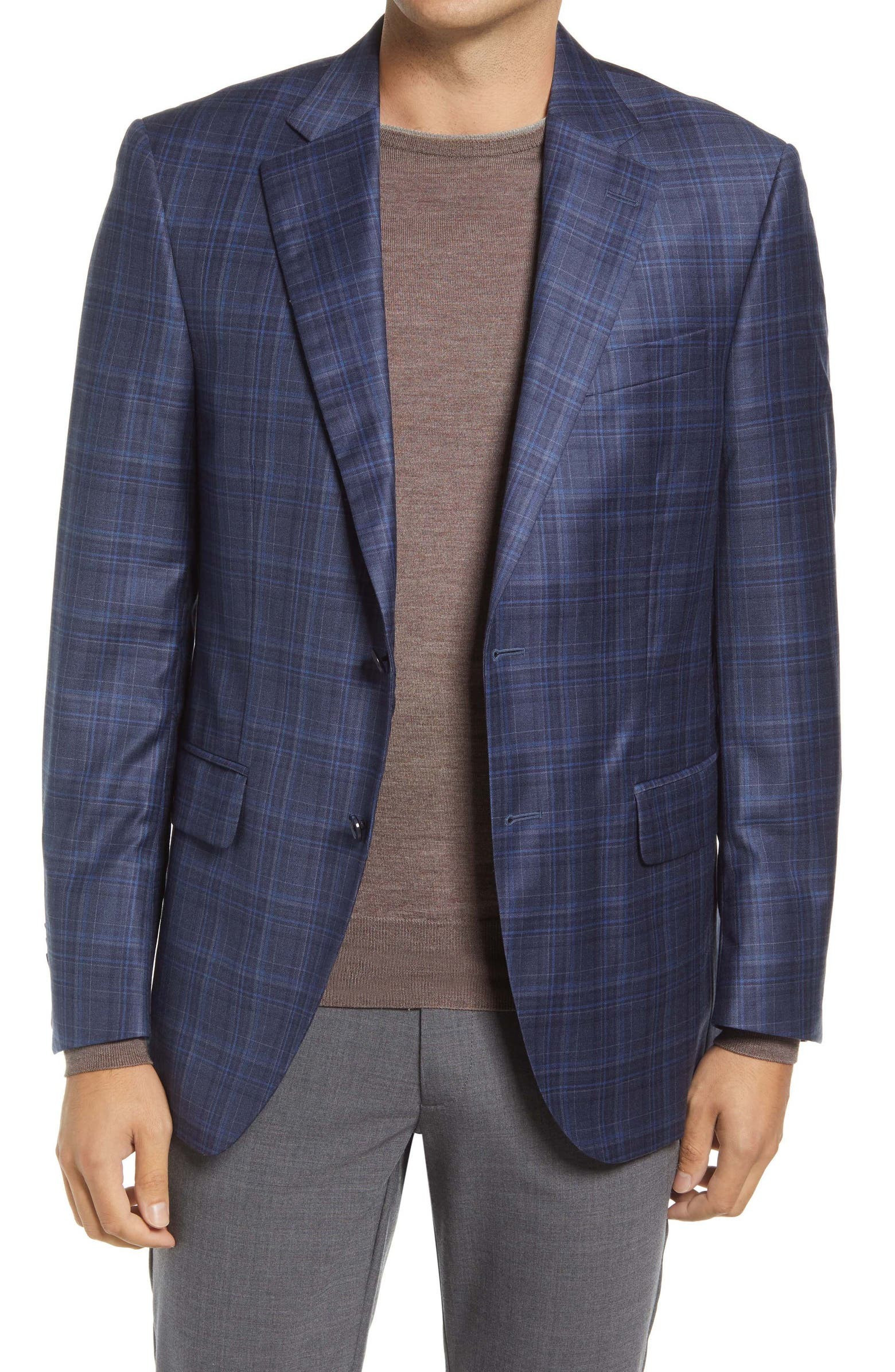 Classic Fit Plaid Wool Sport Coat | Nordstrom