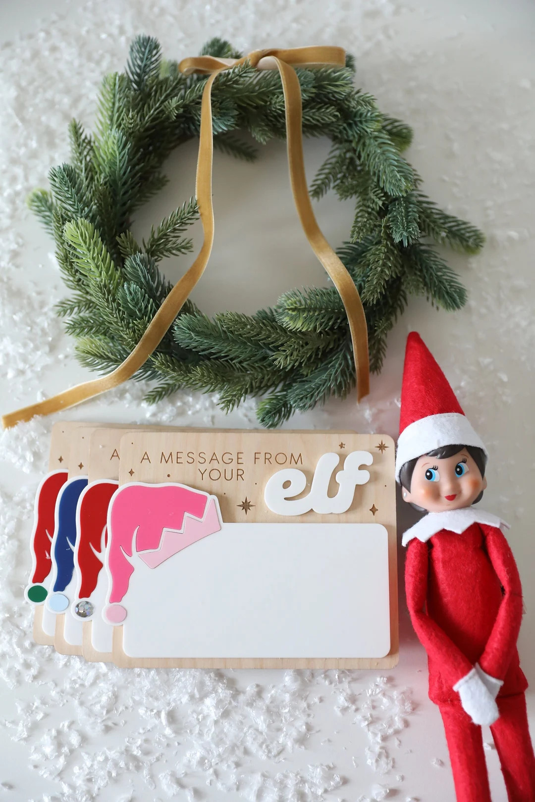 Elf Message L Christmas Decor L Christmas Sign L Santas - Etsy | Etsy (US)