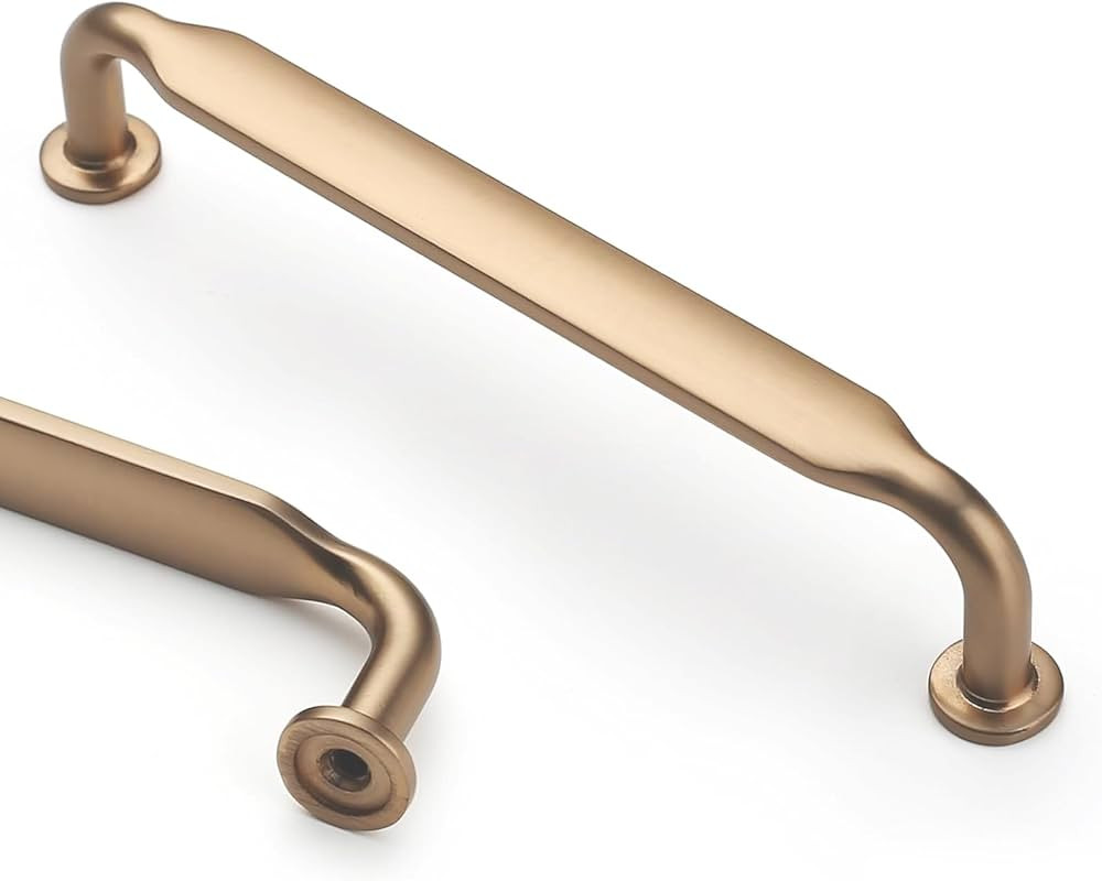 Asidrama 10 Pack 5 Inch(128mm) Champagne Bronze Kitchen Cabinet Handles, Cabinet Pulls Kitchen Ca... | Amazon (US)