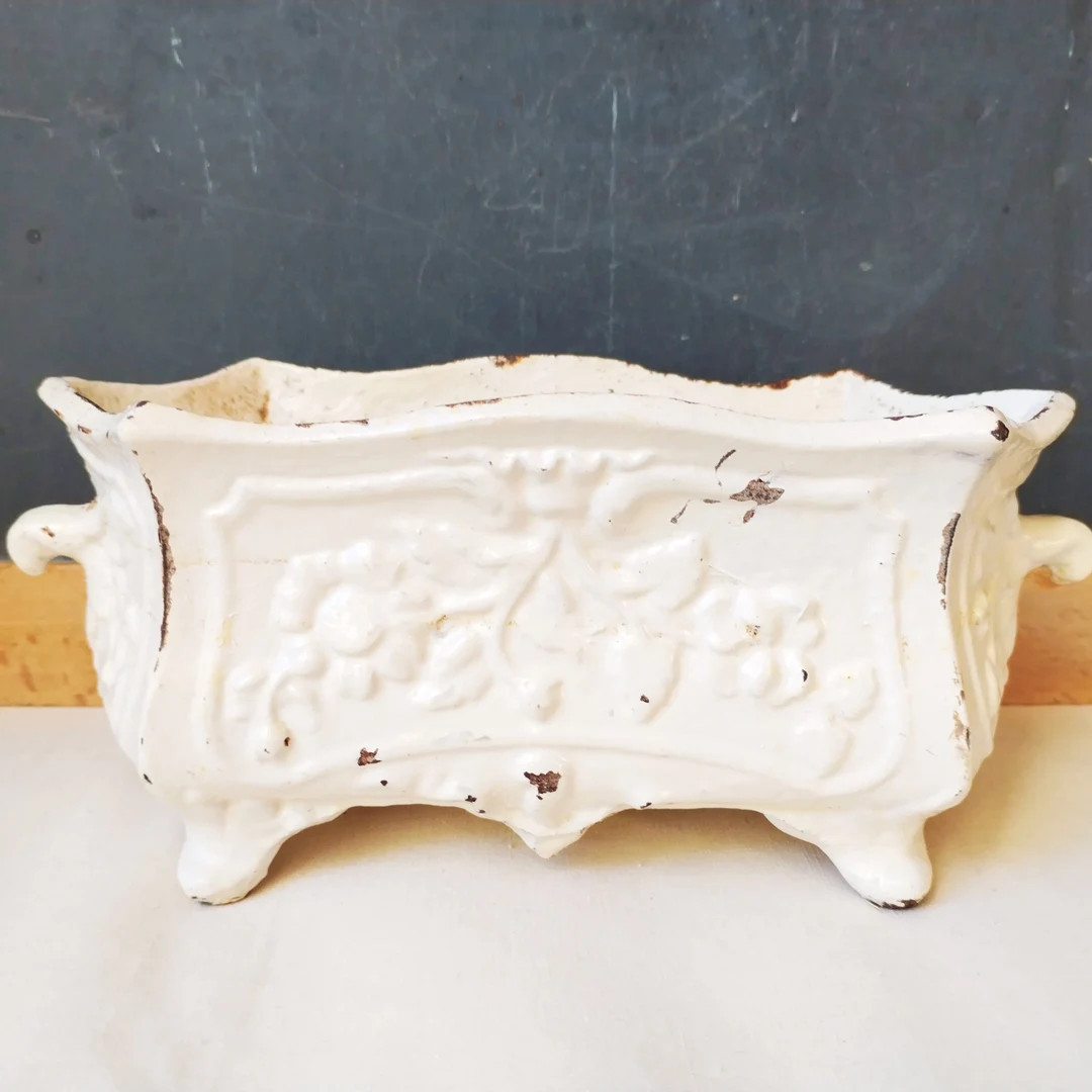 French Antique Jardinière, Cast Iron Indoor Outdoor Planter, 19 Th Century to Early XX Th - Etsy | Etsy (US)