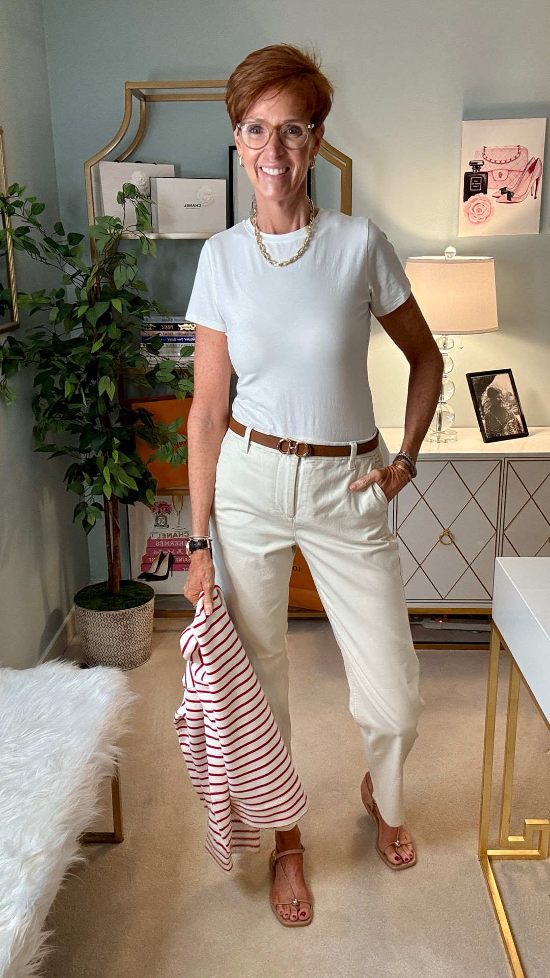 @jcrew 
New arrivals from J.Crew Factory 
Everyday flat front chinos
Size 10 tall

#LTKootd #LTKTall #LTKOver40