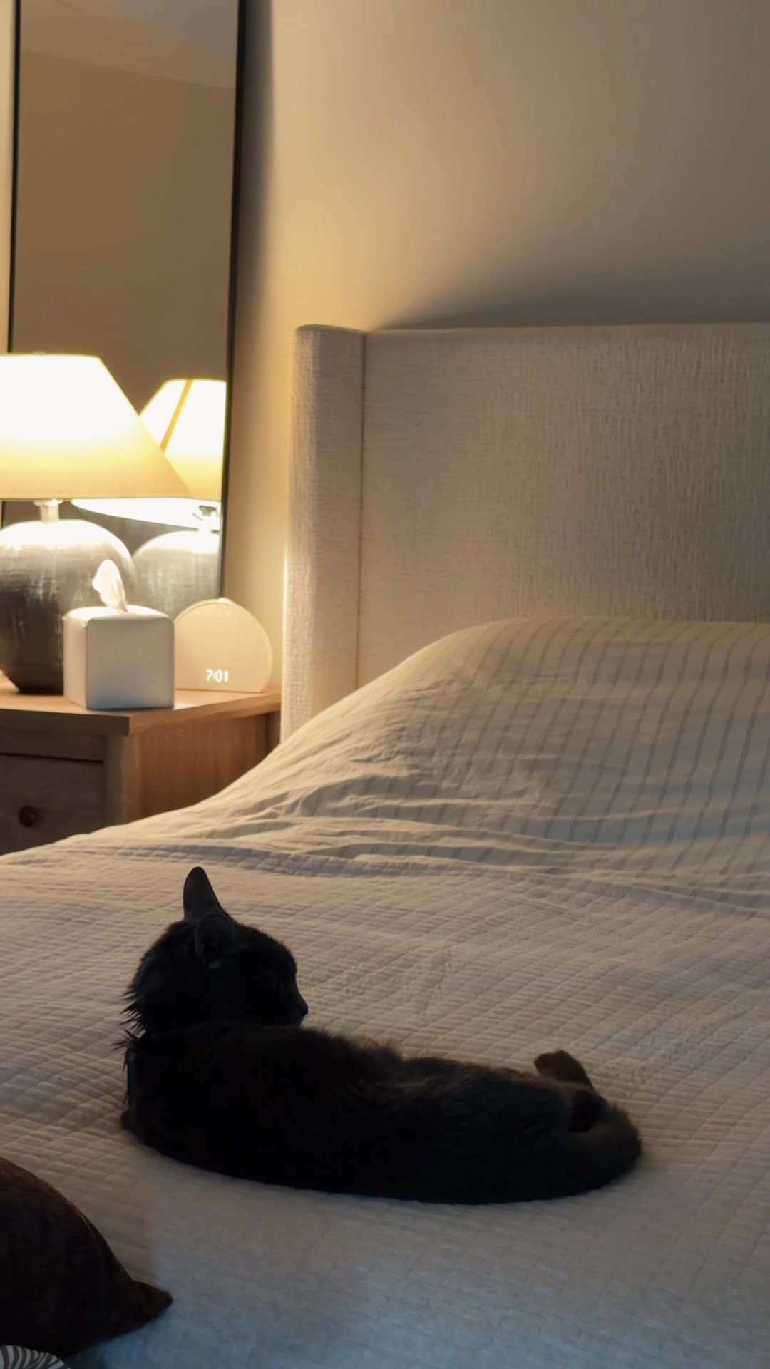 Our neutral master bedroom makeover is finally coming together! Think warm earthy tones, organic modern decor, cozy bedding, wood nightstands + simple bedroom styling.

master bedroom makeover • neutral bedroom ideas • organic modern home • warm neutral decor • cozy bedroom ideas • earthy home decor

#LTKSaleAlert #LTKHome #LTKvlog
