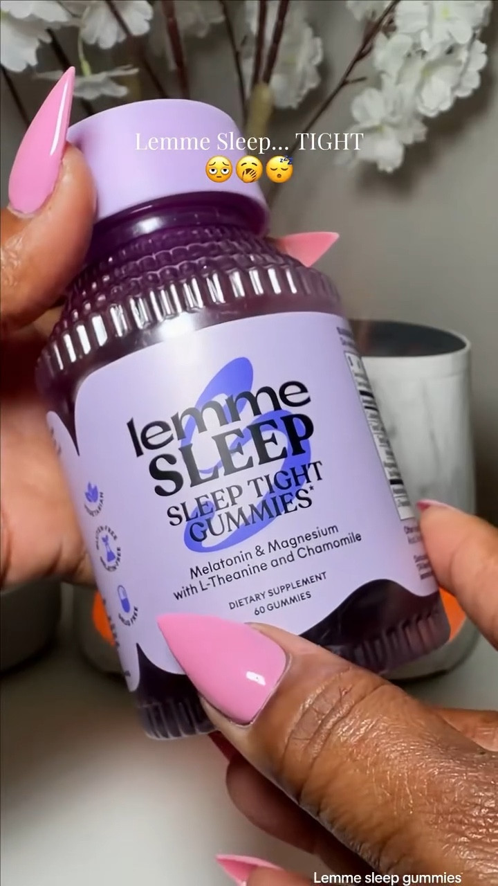 If falling asleep feels like a full-time job lately, these have been such a game changer for my nighttime routine.😴✨ They’ll help you relax, quiet your mind, and actually drift off without laying there for hours.🍓 #lemmegummies #lemme #lemmesupplements #lemmesleep  @Lemme #SleepAid #Melatonin #Magnesium #NighttimeRoutine #Relaxation

#LTKOver40 #LTKMothersDay #LTKselfcare