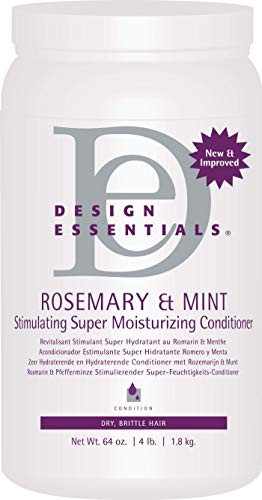 Design Essentials Rosemary & Mint Stimulating Super Moisturizing Conditioner for Dry, Thick, or Brittle Hair; Sulfate-Free, Stimulates Scalp, Moisturizes Hair, 64 Oz | Amazon (US)