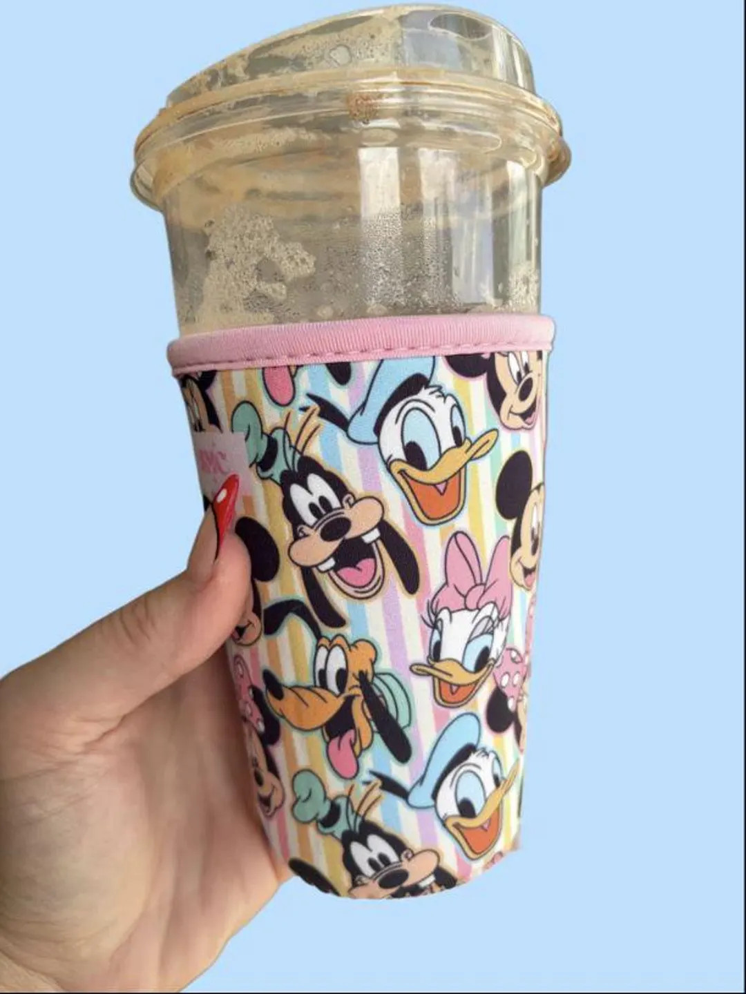 Pastel Friends Cup Sleeve | Coffee Cozy | Drink Sleeve - Etsy | Etsy (US)