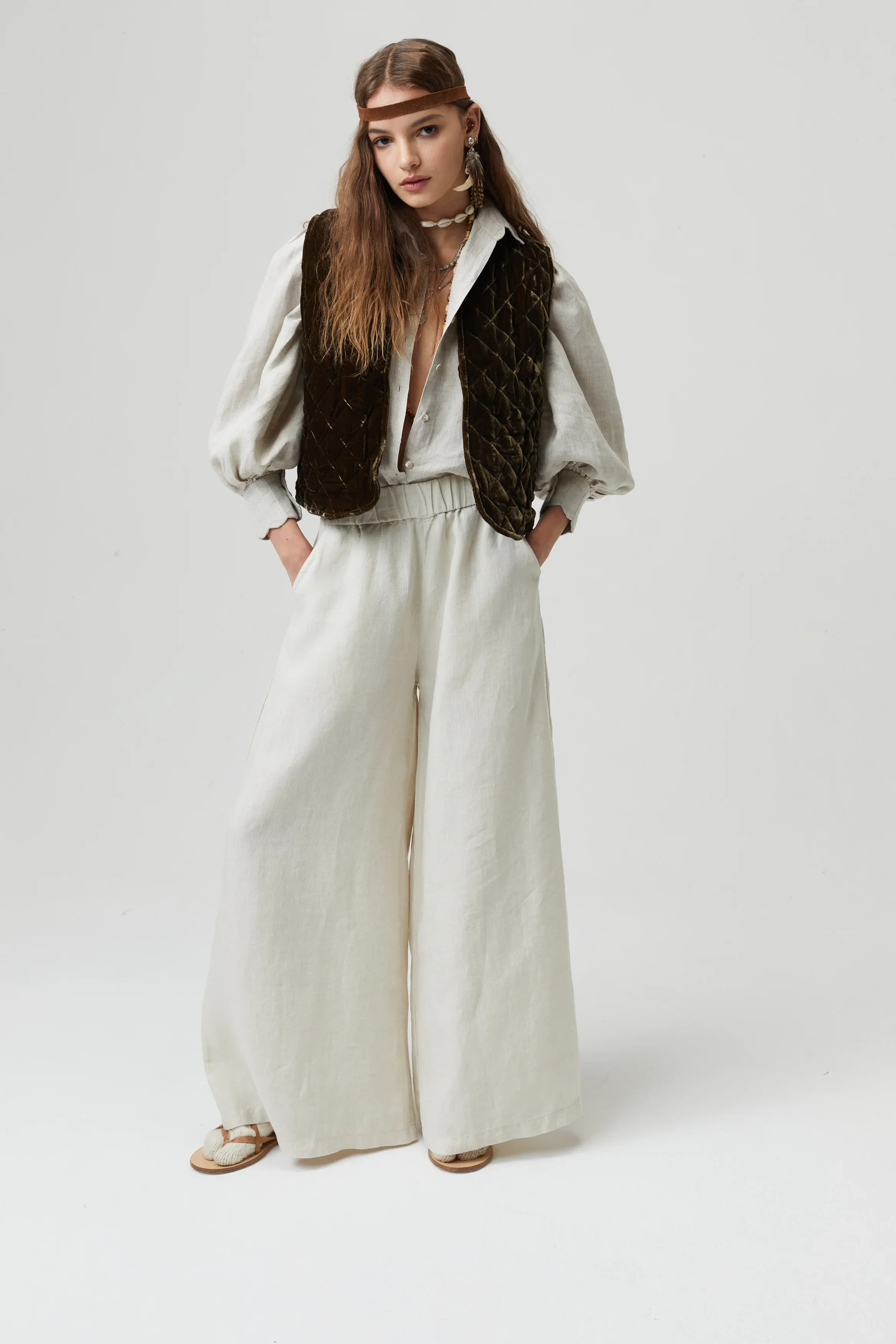 Cape Linen Pants - Natural | Lanhtropy