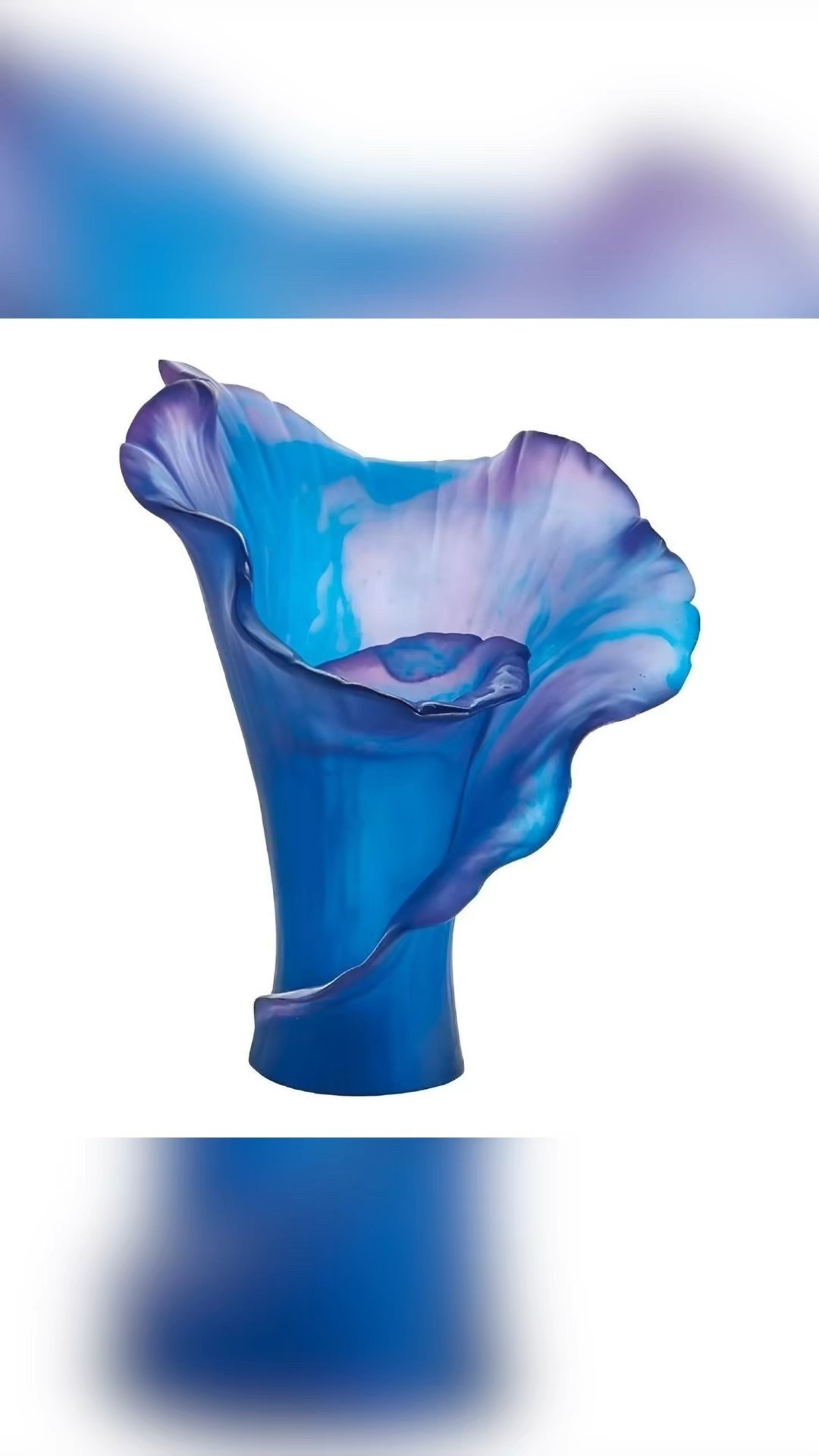 Daum Ultra Violet Crystal Vase | Sculptural French Art Glass

A luminous study in color and form, the Daum Ultra Violet vase blends swirling sapphire and amethyst tones in hand-sculpted pâte-de-verre crystal. This collectible French art piece brings an iridescent, sculptural elegance to any modern home. A statement object for curated interiors, gallery-inspired shelves, and Jet Set LatAM luxury décor edits.

#LTKGiftGuide #LTKHoliday #LTKBeauty